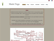 Tablet Screenshot of maitriyoga.info